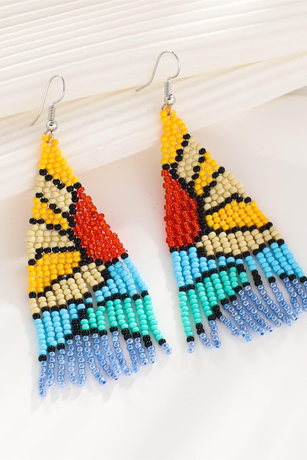 Beaded Dangle Earrings - The Hippie Nest Boutique