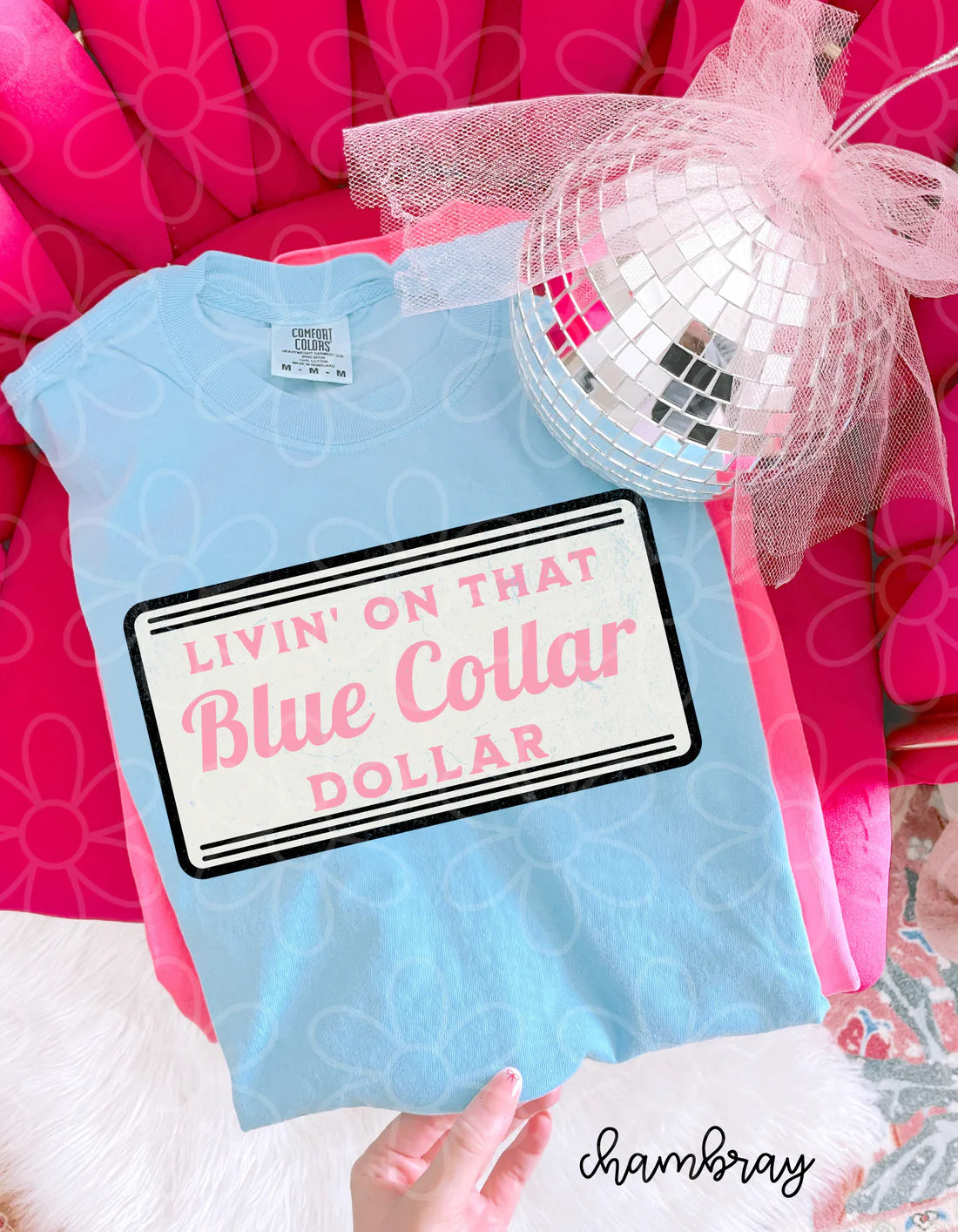 Livin On That Blue Collar Dollar Tee