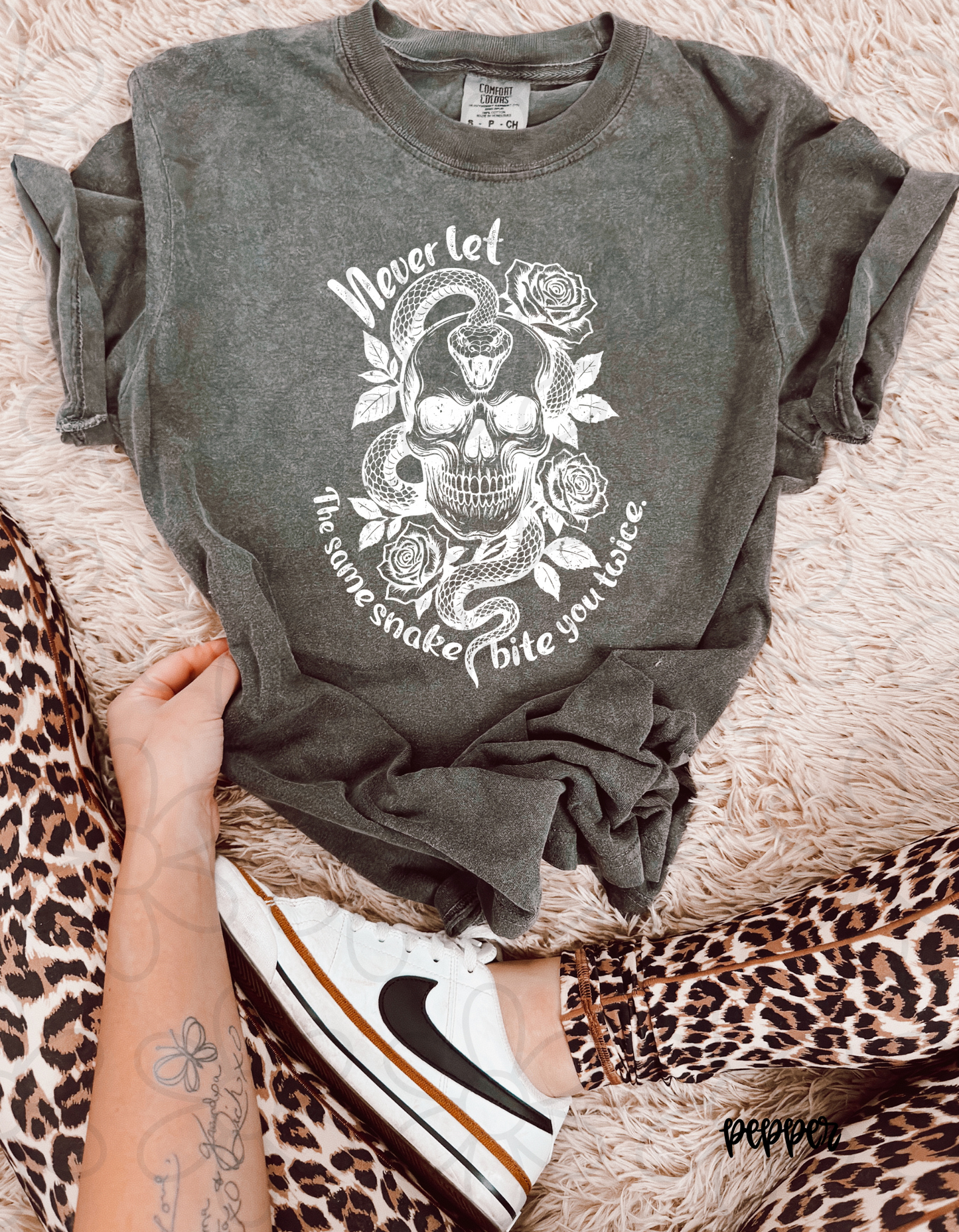 Never Let The Same Snake Bite You Twice Tee