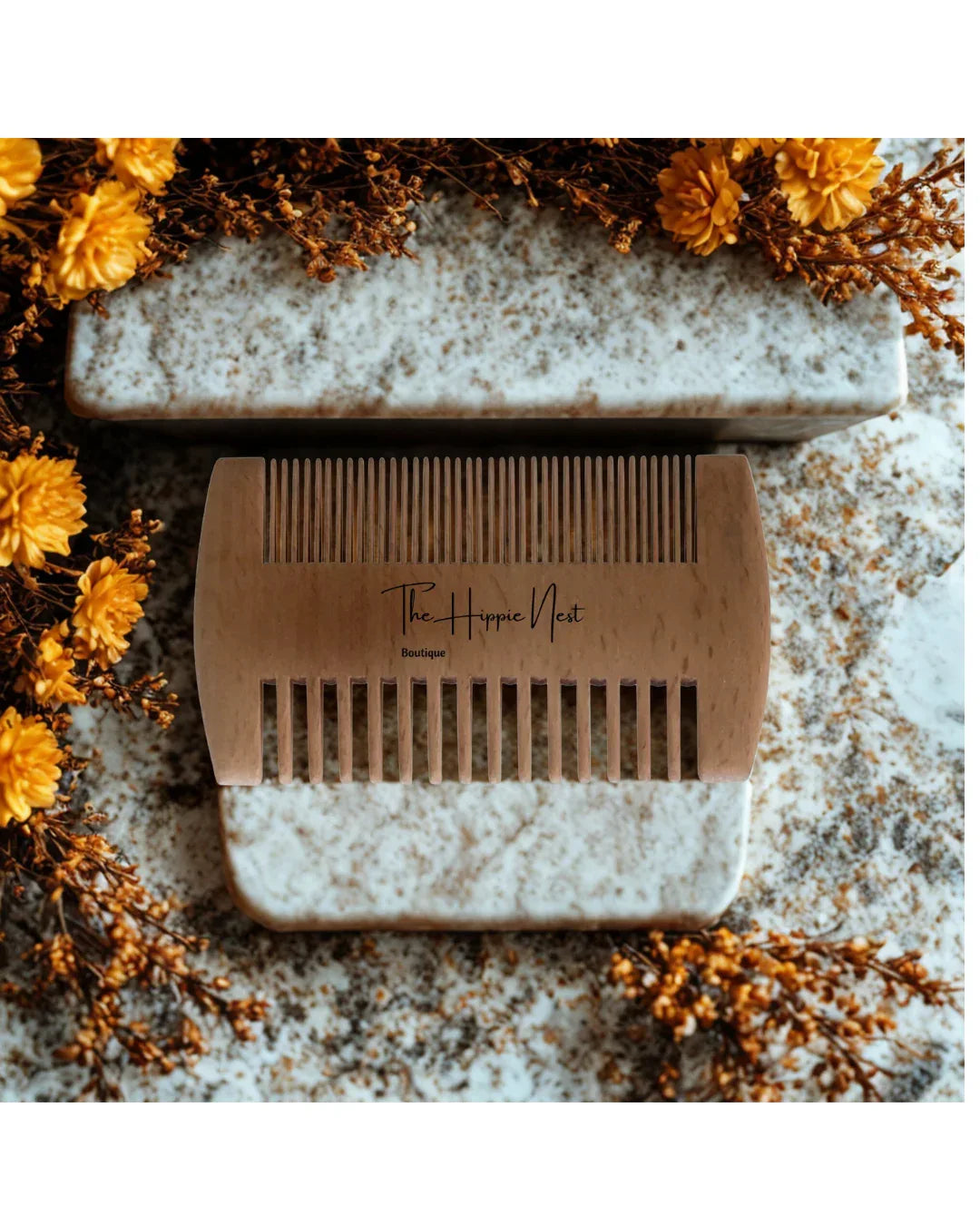 Bamboo Beard Comb - The Hippie Nest Boutique