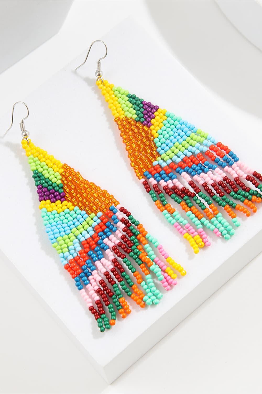 Beaded Dangle Earrings - The Hippie Nest Boutique